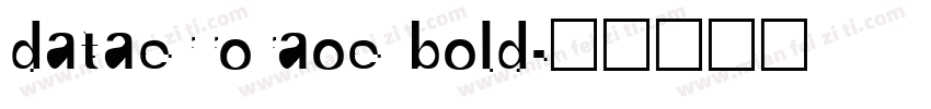 dataerroraoe bold字体转换